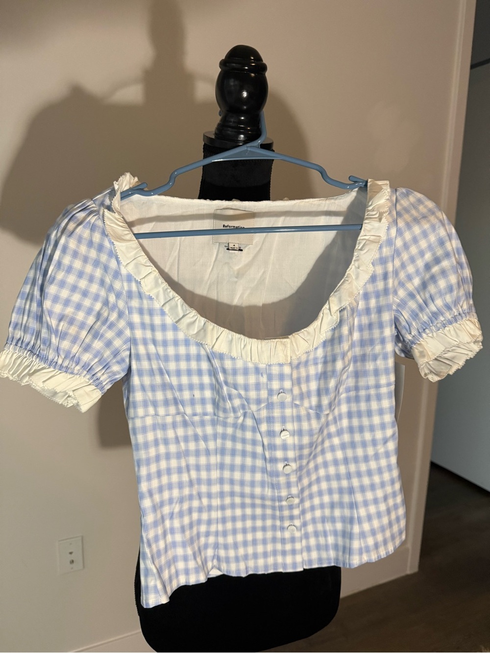 Reformation | Women's Blue Janell Two Piece 2 - Size 4 - Picture 3 of 6